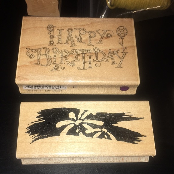 Craft supplies: 5 rubber stamps & accessories - Picture 8 of 16